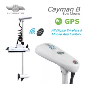   Haswing Cayman B55 GPS 1.6 White New Gen fokozatmentes elektromos orrmotor csónakra