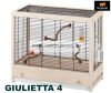 Ferplast Giulietta 4 felszerelt nagyméretű fa kalitka 53x30x50cm (52067017)