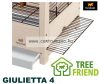 Ferplast Giulietta 5 Felszerelt nagyméretű fa kalitka 69x34,5x58cm (52067117)