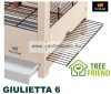 Ferplast Giulietta 6 felszerelt nagyméretű fa kalitka 81x41x64cm (52067217)