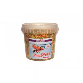   Cobbys Pet Pond Granules Colour small 1l  tavi haltáp vödörben (52420)