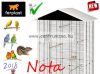 Ferplast Nota Black Full röpde vagy ketrec 76,5x57x161,5cm (56115423)