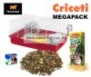 Ferplast Criceti 9 Megapack hörcsög, egér felszerelt ketrec 46x30x22,5cm (57009411Mp)