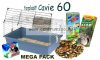 Ferplast Cavie Guinea 60 Giga Pack Felszerelt Tengerimalac Ketrec (57012411GP)