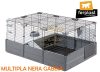 Ferplast Multipla Nera Gabbia felszerelt ketrec 107x72x50cm (57040817)
