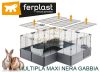 Ferplast Multipla Maxi Nera Gabbia felszerelt ketrec 142x72x50cm (57041817)