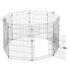 Ferplast Freerun Large Nero Training kisállat karám, kennel 140x140x91,5cm  8 panel (57045917ZP)