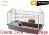 Ferplast Casita 120 Dark Grey Extra nyúl, tengerimalac magasított ketrec - 3ajtós változat (57067670)