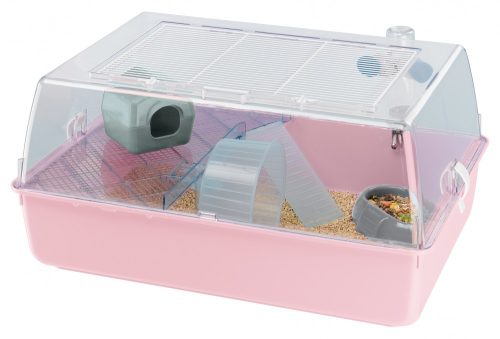 Ferplast Mini Duna Hamster Rosa Queen  Hörcsögvár - Nincs Szemét (57075499)