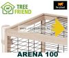 Ferplast Arena 100 Fa-Műanyag-Fém tengerimalac és nyúl ketrec (57089517)