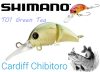 Shimano Cardiff Chibitoro 25F 25mm 1.4g T01 Green Tea (59VTR125T01)