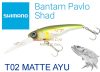 Shimano Bantam Pavlo Shad 59mm 6g - T02 Matte Ayu (59VZM306T02)