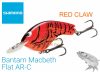Shimano Bantam Macbeth Flat AR-C 57mm 9g 007 001  Red Claw  (59VZQC57S00)