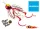Shimano Engetsu Tiger Baku-Baku 62T Red 100G  (59Vej410Qa2)