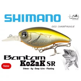   Shimano Bantam Kozak Sr Spin 54Mm  8G - 003 Champagnue (59Vzp205T02)