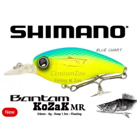   Shimano Bantam Kozak Sr Spin 54Mm  8G - T08 Blue Chart (59Vzp205T08)