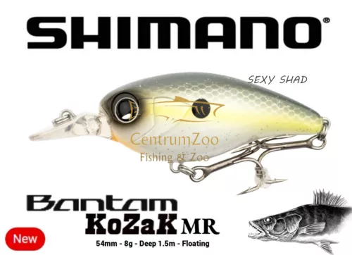 Shimano Bantam Kozak Sr Spin 54Mm  8G - T09 Sexy Shad  (59Vzp205T09)