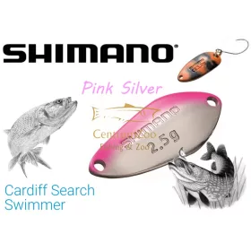   Shimano Cardiff Search Swimmer 2.5g 63T Pink Silver  (5Vtr225Q63)