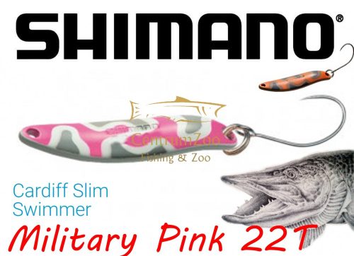 Shimano Cardiff Slim Swimmer Ce Camo Edition 2g Military Pink 22T (5Vtra20R22)