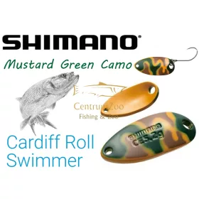   Shimano Cardiff Roll Swimmer Camo Edition 2.5g Mustard Green Camo  (5Vtrc25R24)