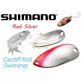   Shimano Cardiff Roll Swimmer Premium Plating 1.5g Red Silver 78T (5Vtrm15R78)