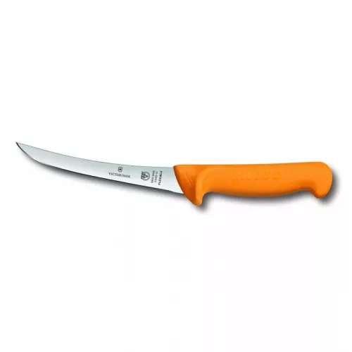 Victorinox Swibo Knife Yellow - Flexibilis csontozókés Ívelt normál pengével 25,3cm (5.8406.13)