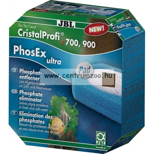 Jbl Phosex Ultra Pad Szivacs Foszfáteltávolító Cp E700 E701 E900 E901 Külső Szűrőhöz (60169)