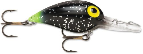 Storm V Wiggle Wart Original Series VSP60 wobbler 5cm 11g Black Glitter Fluo Chartreuse Tail (6153732)