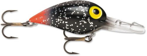 Storm V Wiggle Wart Original Series VSP59 wobbler 5cm 11g Black Glitter Fluo Red Tail (6153776)