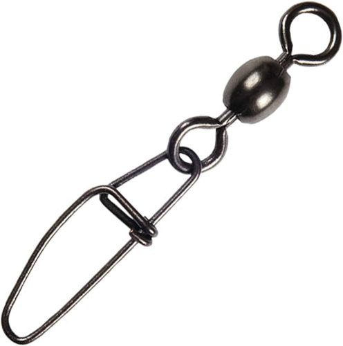 Black Cat Catfish Cross Lock Swivel 1/0 52mm erős forgó kapoccsal 55kg 5db (6173100)