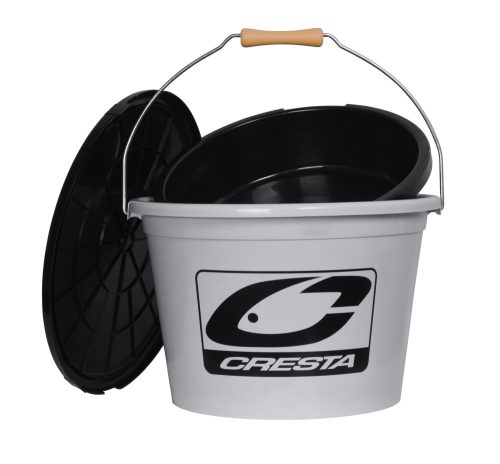 Spro Cresta Bucket Set horgász vödör szett kecerőtállal, tetővel 18liter 38x38x24cm (6403-113)