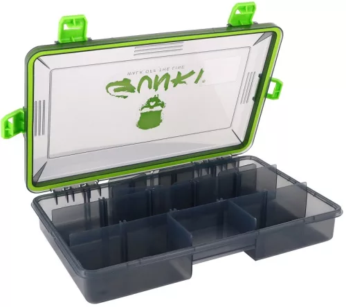 Gunki Waterproof Box Lures M csali és aprócikk tároló doboz 27,5x18x5cm (64865)