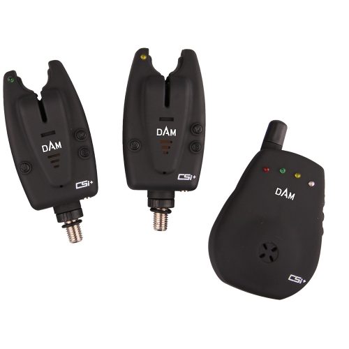 DAM CSI+ Bite Alarm Set 2+1 Green Red elektromos kapásjelző szett (65829)