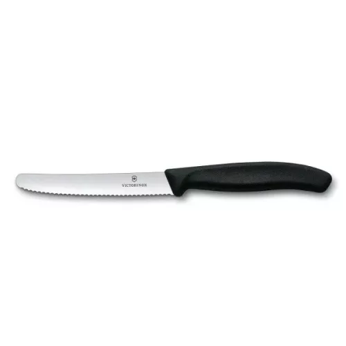 VICTORINOX Swiss Classic paradicsomszeletelő kés fekete (6.7833)