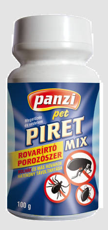 Panzi Piretmix Bolha, kullancs, tetű, atka elleni por  100 g (681124 )