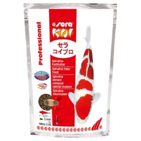   sera KOI Professional - Spirulina színezőtáplálék - 3 mm - 1000 g (7032)