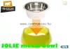 Ferplast Jolie Bowl 0,5L Small Fém Betétes Tál (70982023) Green