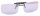 Gamakatsu G-Glasses Gray Mirror előtét napszemüveg (7128-31) polárlencsés