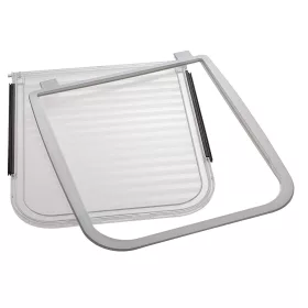   Alkatrész Lengő rész  Kit 405 Ferplast Swing 9 és Microchip Large ajtóhoz FEHÉR (72123100)