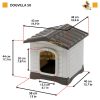 Ferplast Dogvilla  50 Outdoor kutyaház 48x48x44cm (7252599)