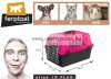 Ferplast Atlas 10 EL Fluo Pink Professional szállító box fém ajtóval RÓZSASZÍN (73007199IO)