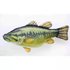 Halas Párna Fekete Sügér Forma  66Cm (74016-160)