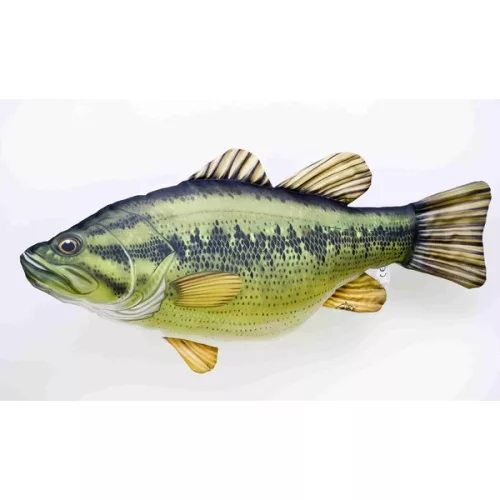 Halas Párna Fekete Sügér Forma  66Cm (74016-160)