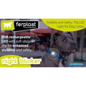 Ferplast Night Blinker 25 villogó, nyakörvre (75190620)