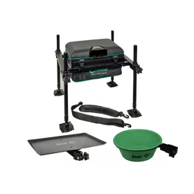   Sensas Panier Match 244 + Desserte Jumbo Rotterdam + Support Cuvette Ø25/36mm horgászplatform (75557)