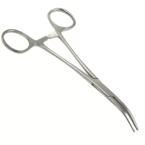 Nevis Horogkiszedő csipesz 18cm hajlított 3109-es (8100-004)