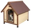 Kerbl Dog House 4-Seasons Szigetelt Fa Kutyaház 100x8x94cm ajtóval (81349)