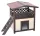 Kerbl Cat House Deluxe 4-Season Neo macskaház cicaház 88x57x77cm (81529)
