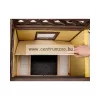 Kerbl Cat House Deluxe 4-Season Neo macskaház cicaház 88x57x77cm (81529)