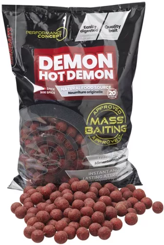 Starbaits Mass Baiting Boilies Hot Demon 3kg 20mm bojli (81828)